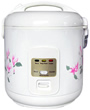 Rice Cooker with steamer. National or Miyako
